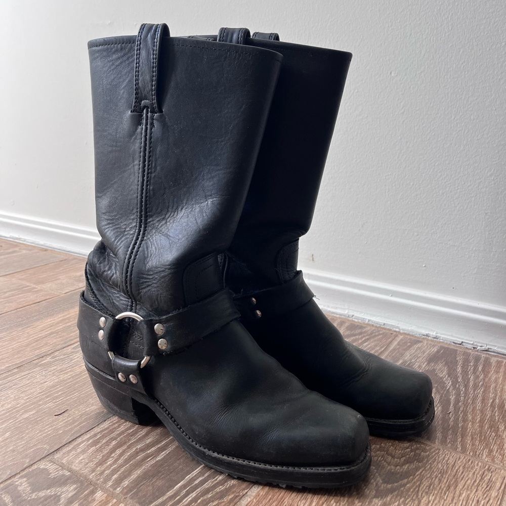 Frye harness boots